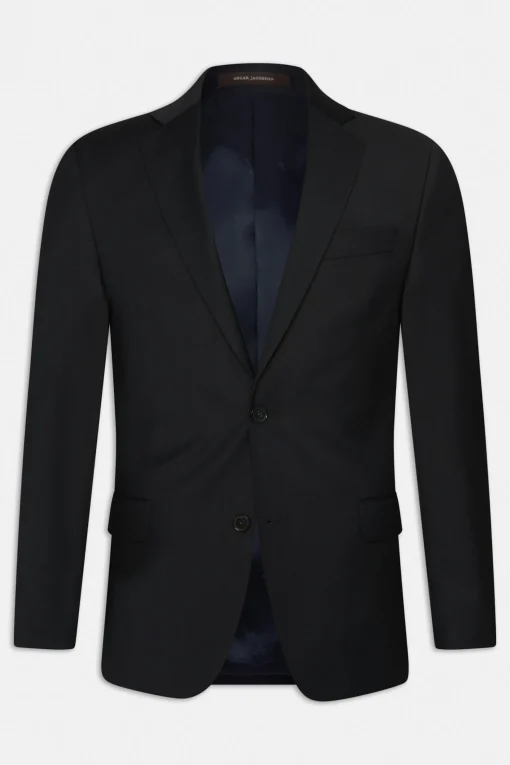 Slim Fit Microstructure Blazer