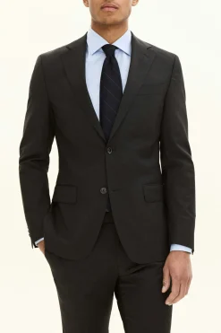 Slim Fit Microstructure Blazer