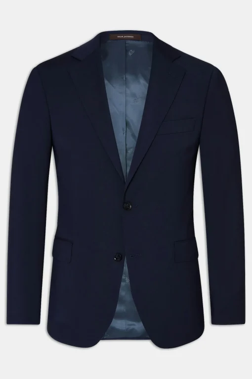 Slim Fit Microstructure Blazer