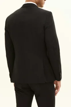 Slim Fit Microstructure Blazer