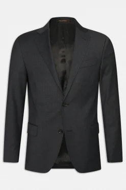 Slim Fit Microstructure Blazer