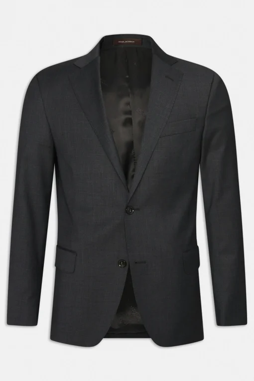 Slim Fit Microstructure Blazer