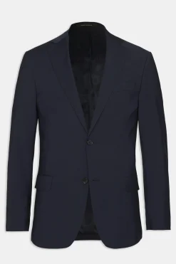 Slim Fit Microstructure Blazer
