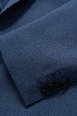 Slim Fit Microstructure Blazer