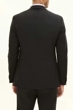 Slim Fit Microstructure Blazer