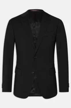 Slim Fit Microstructure Blazer