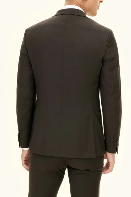 Slim Fit Microstructure Blazer