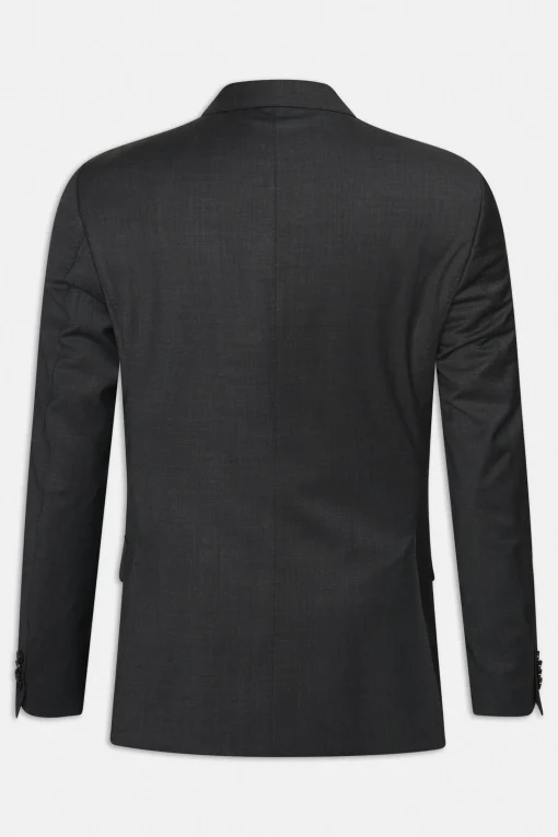 Slim Fit Microstructure Blazer