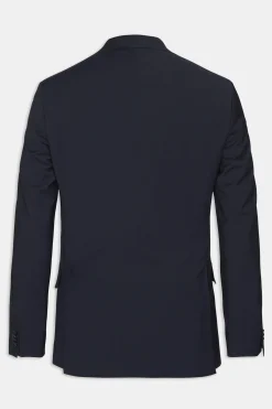 Slim Fit Microstructure Blazer
