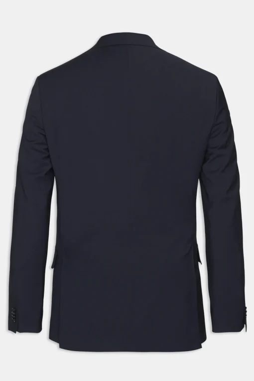 Slim Fit Microstructure Blazer