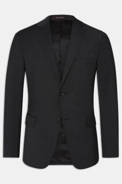 Slim Fit Microstructure Blazer