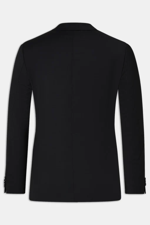 Slim Fit Microstructure Blazer
