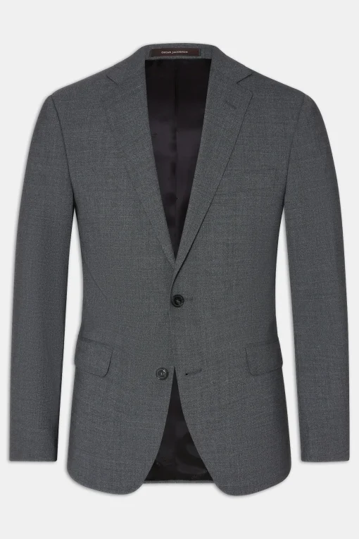 Slim Fit Microstructure Blazer