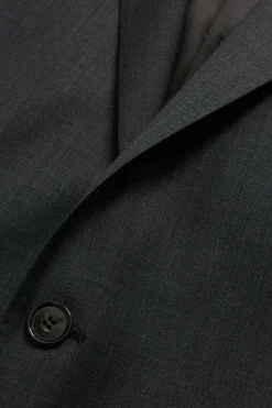 Slim Fit Microstructure Blazer
