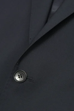 Slim Fit Microstructure Blazer