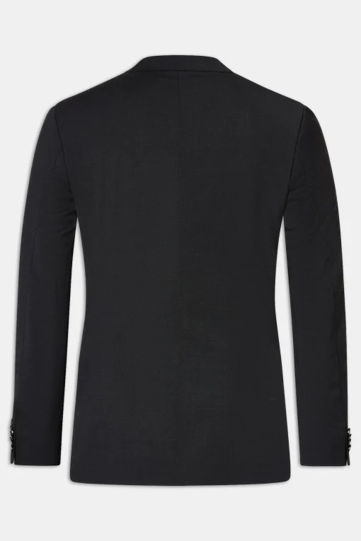 Slim Fit Microstructure Blazer