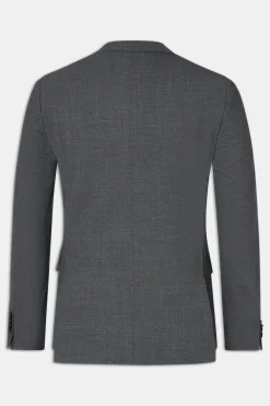 Slim Fit Microstructure Blazer