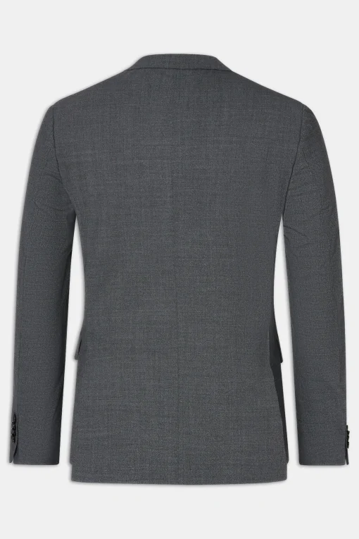 Slim Fit Microstructure Blazer