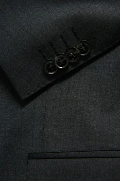 Slim Fit Microstructure Blazer