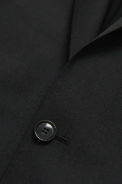 Slim Fit Microstructure Blazer