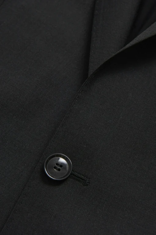 Slim Fit Microstructure Blazer
