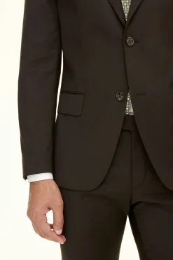 Slim Fit Microstructure Blazer