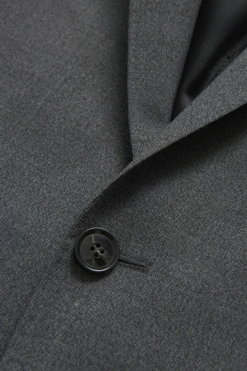 Slim Fit Microstructure Blazer