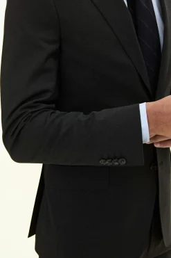 Slim Fit Microstructure Blazer