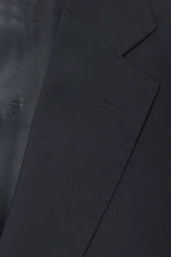 Slim Fit Microstructure Blazer
