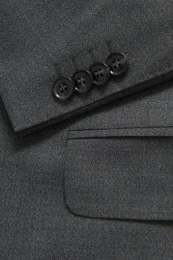 Slim Fit Microstructure Blazer