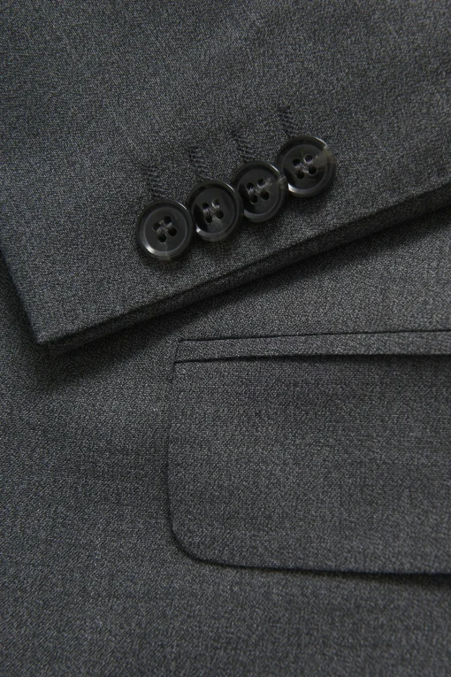Slim Fit Microstructure Blazer