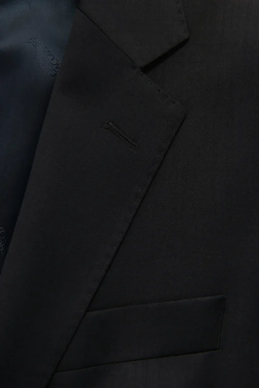 Slim Fit Microstructure Blazer