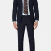 Slim Fit Microstructure Suit