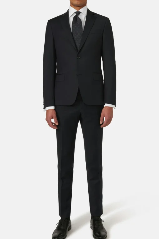 Slim Fit Microstructure Suit
