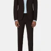 Slim Fit Microstructure Suit