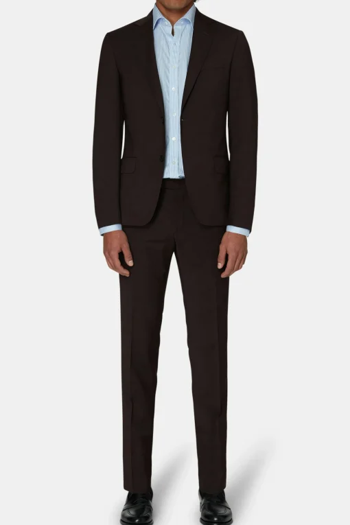 Slim Fit Microstructure Suit