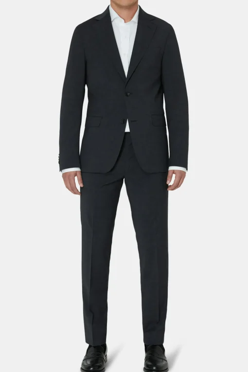 Slim Fit Microstructure Suit