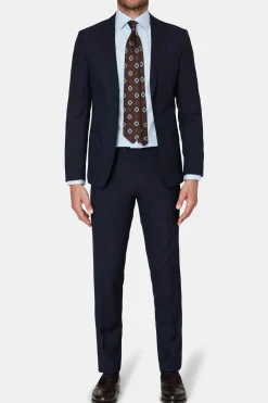Slim Fit Microstructure Suit