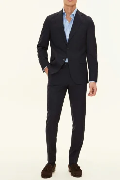 Slim Fit Microstructure Suit