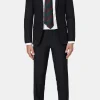 Slim Fit Microstructure Suit