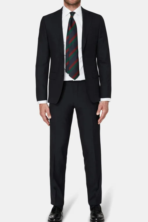 Slim Fit Microstructure Suit