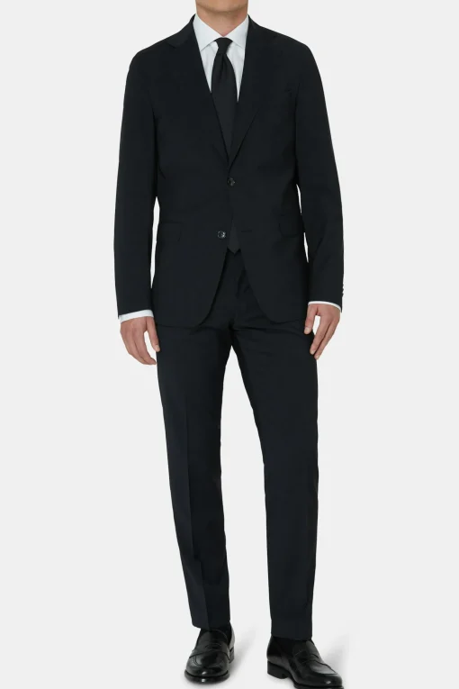 Slim Fit Microstructure Suit