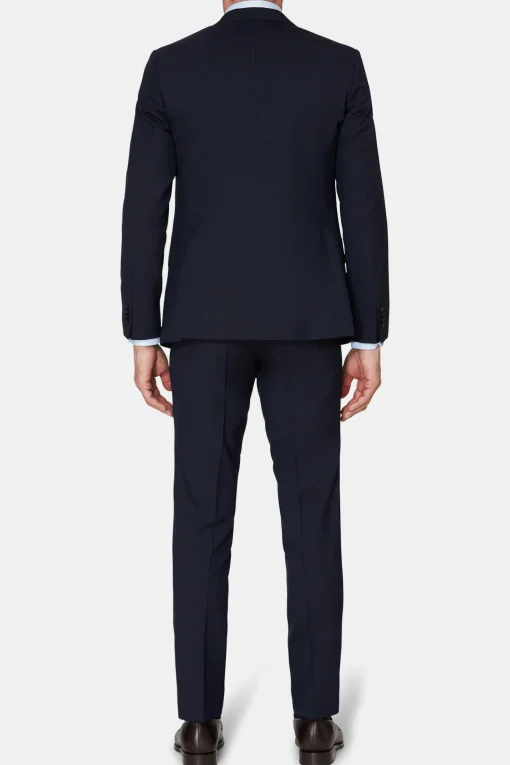 Slim Fit Microstructure Suit