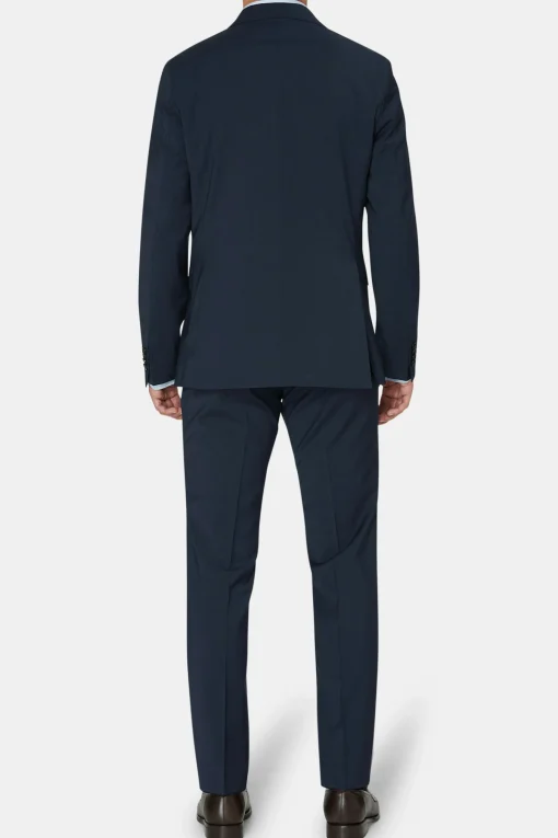 Slim Fit Microstructure Suit