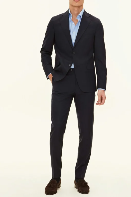Slim Fit Microstructure Suit