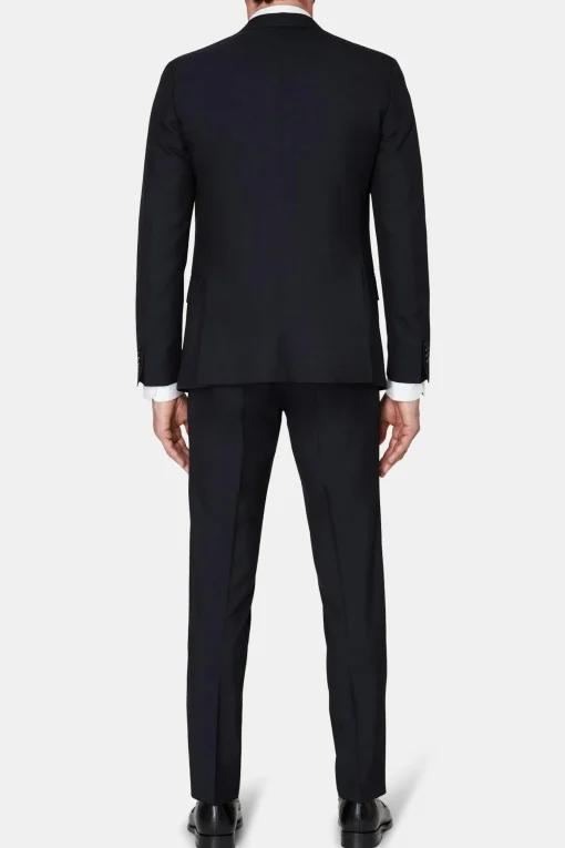 Slim Fit Microstructure Suit