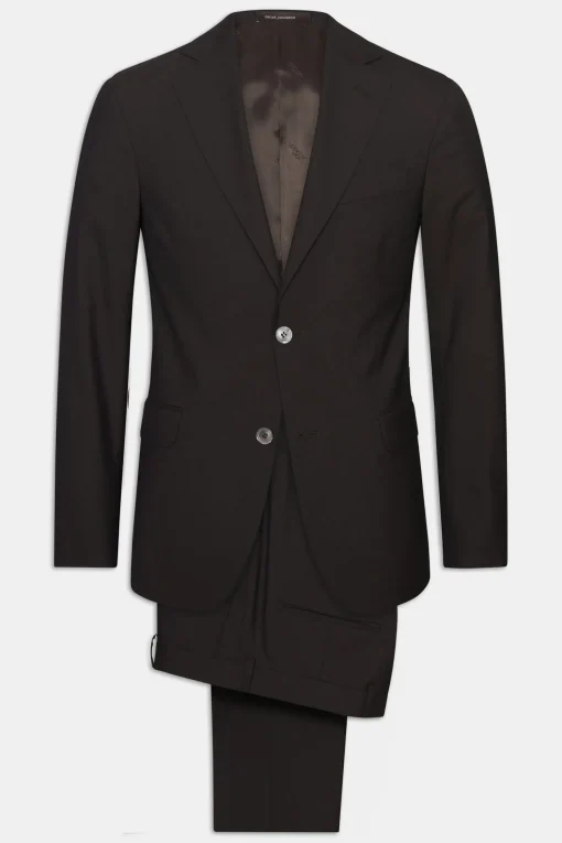 Slim Fit Microstructure Suit
