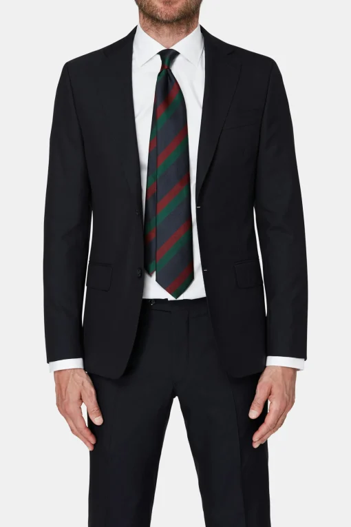 Slim Fit Microstructure Suit