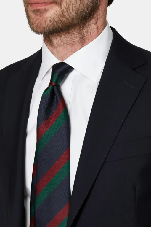 Slim Fit Microstructure Suit