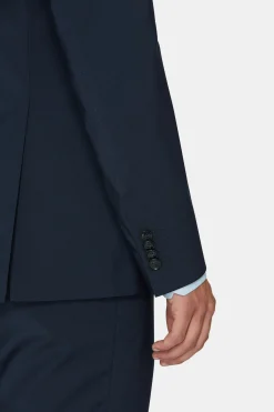 Slim Fit Microstructure Suit